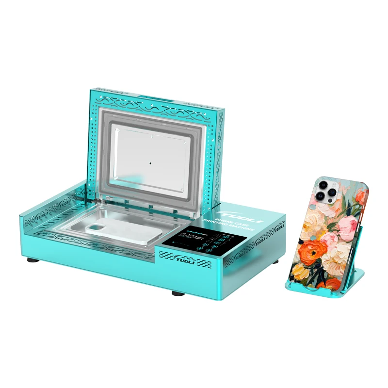 TuoLi Manufacturer Custom Design Mobile Phone Back Cover Case Making Printing Machine for Small Business