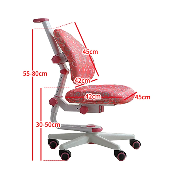 Эргономичное кресло для детей учебное с регулировкой по высоте изменяемым углом регулируемое сиденье стол и стул