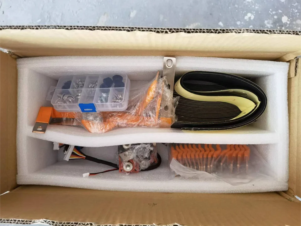 24V/48V Li-Ion Battery Box DIY Unit (for 280Ah batteries), BOX Stacking without batteries. Includes Smart BMS