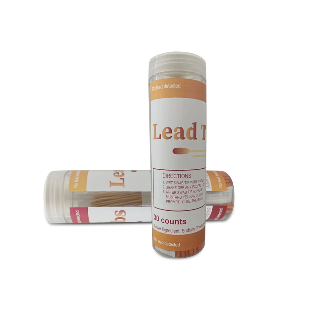 CE/ISO квалифицированные свинцовые палочки для быстрого тестирования, свинцовые испытательные наборы для мебели, игрушек, испытание поверхности стен