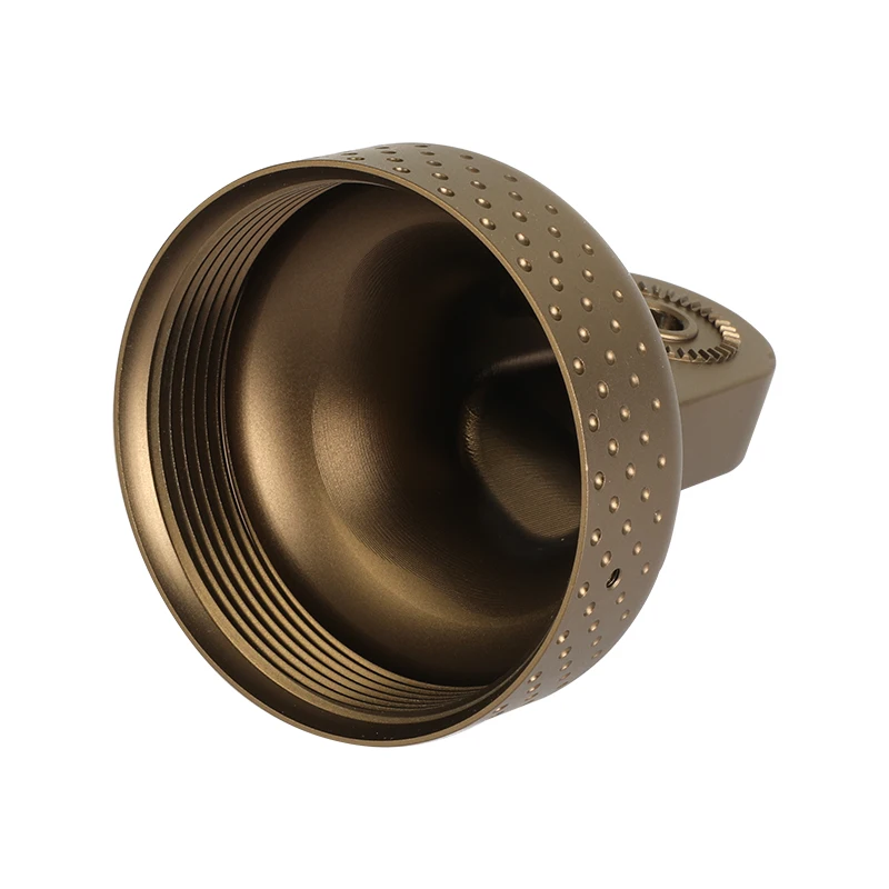 Cnc Lathe Machine Parts Anodized Aluminum Deburring Buffing Fine Bead Blasted Aluminium Processing Services