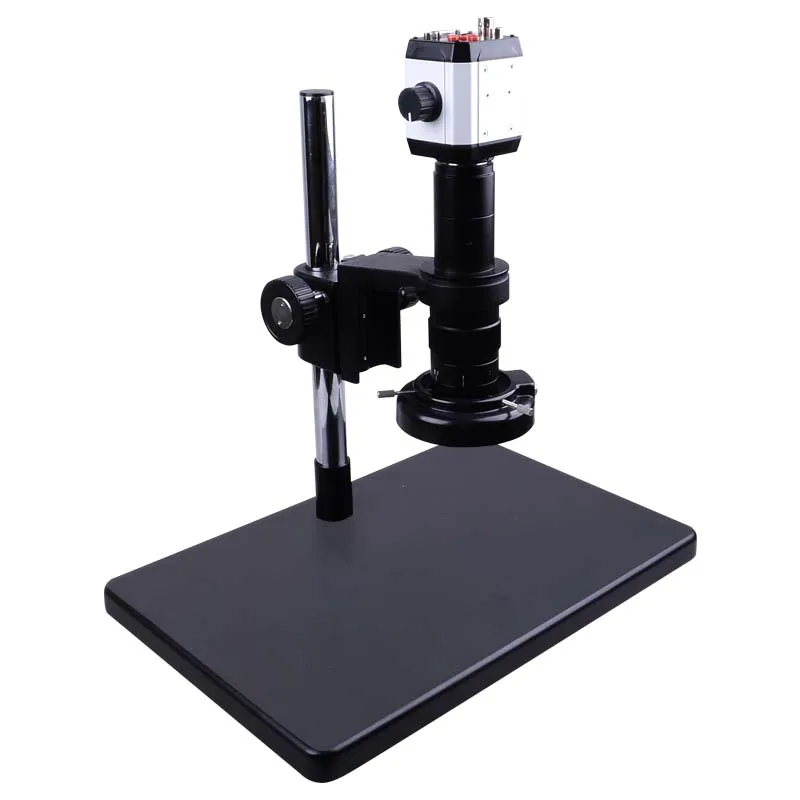 Real time accurate measurement stereoscopic phone microscope with microscope lcd display