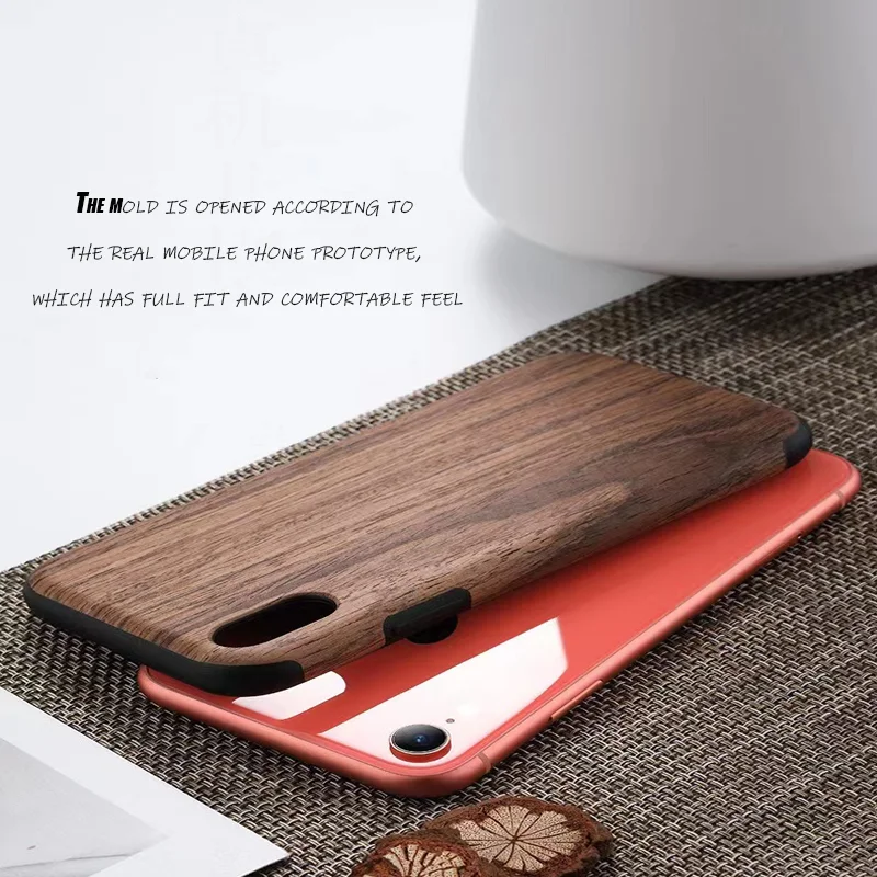 2022 New Wholesale Blank Wooden Luxury Rupaul Leather Phone Case