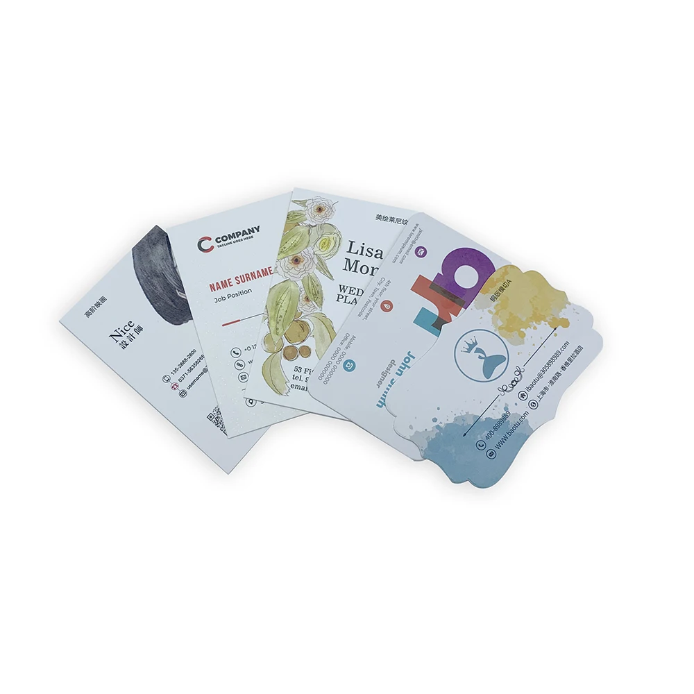 
Custom gravure printing greeting thank you card promotional card printing thick cardboard printing 