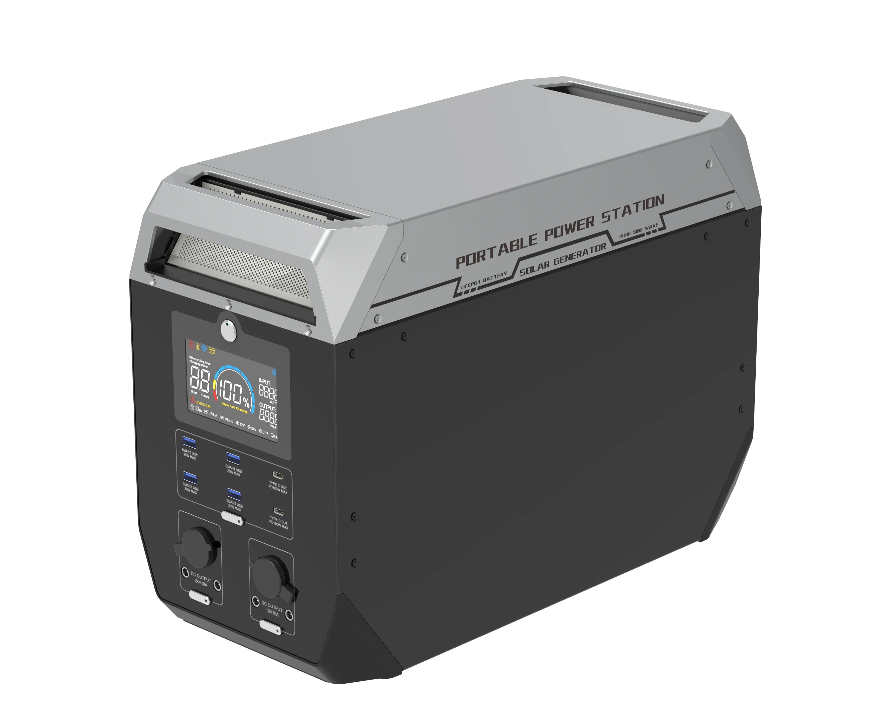 Solar Generator Powered Small Emergency Portable Battery 1000w 1500 Watts Charging Station And Power Station With Solar Panel