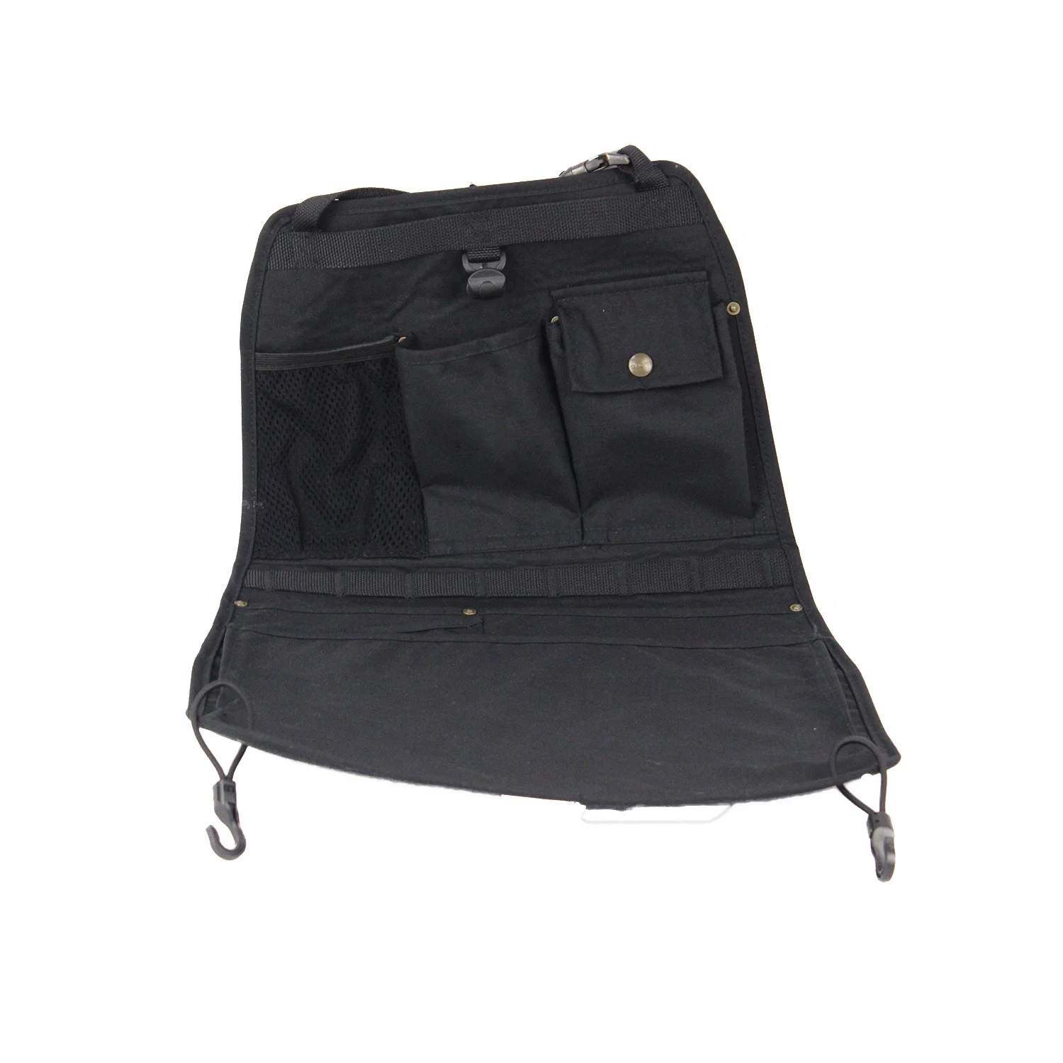 Custom  Multi Pockets Boot Car Organizer  Hanging Foldable Rectangular 600D Polyester Auto Rear Seat Back Storage Bag