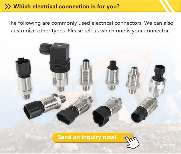 Industrial 100mpa Machine Oil Air Pressure Sensor Transducer Transmitter