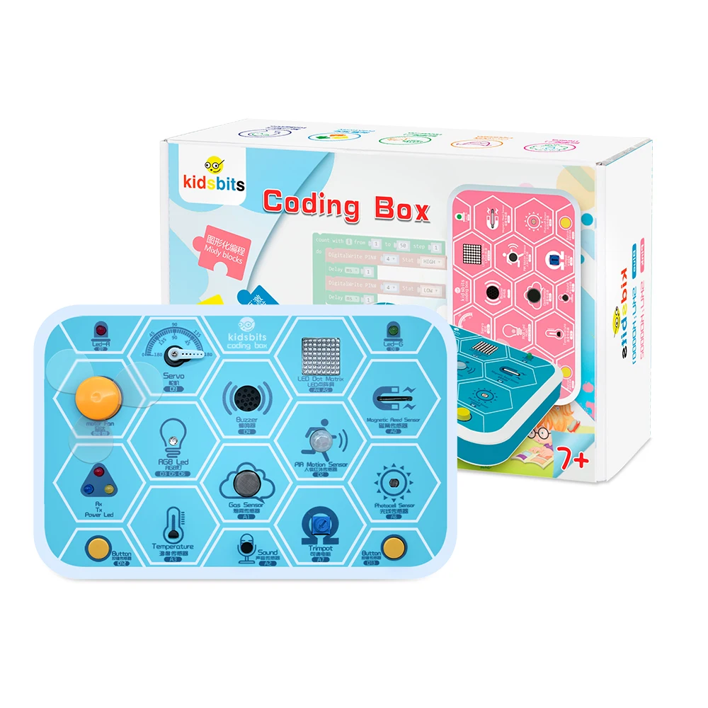Kidsbits Coding Box Starter Kit V1.0 for Arduino Programmable DIY Education Toys