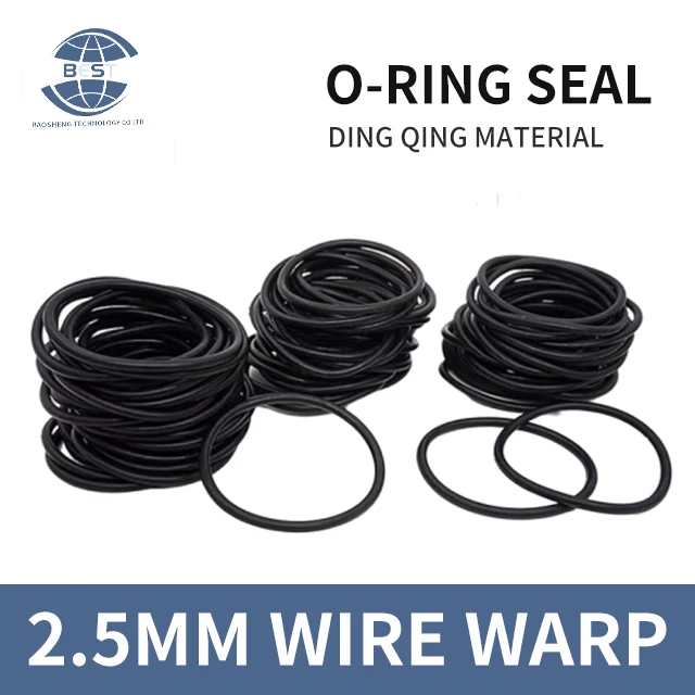 Strong manufacturers first-hand supply, can customize the size of high elasticity of nitrile rubber O-ring
