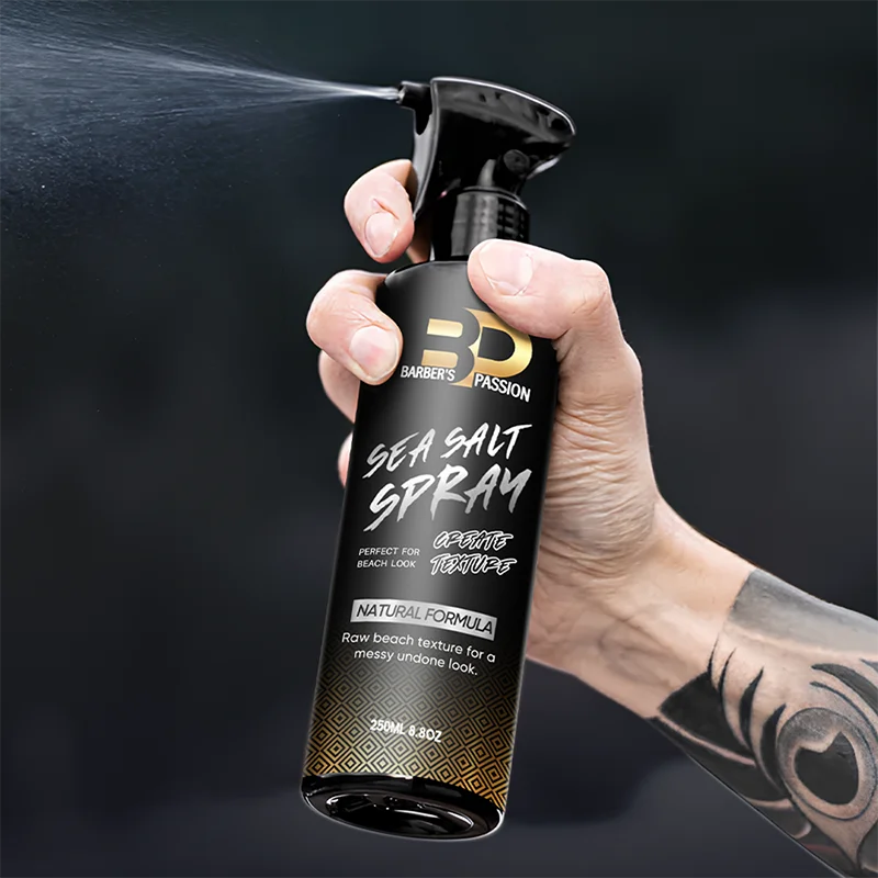 Raw Beach Hair Mist Dry Naturally Sea Salt Styling Spray private label Heat Protection Texture Crimpness