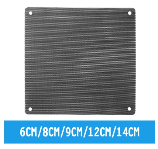 120 mm Dust Filter Computer Fan Filter Cooler PVC Black Dustproof Case Cover Mesh