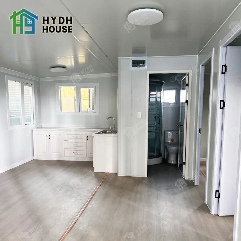 Snow and water Proof Individual Mobile Homes Modular 20ft 40ft Container Home Metal Plan Singapore