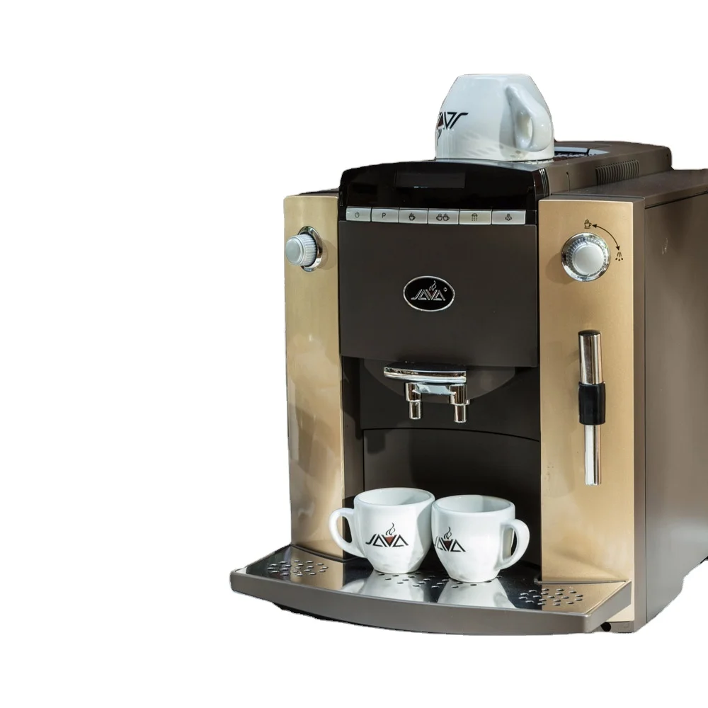 Fully-automatic coffee machine with bean grinder machine milk frother