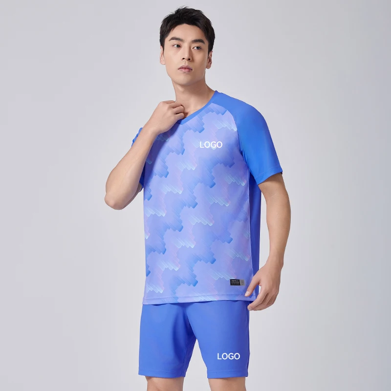 Bluk Wholesale Print Soccer Wear Jersey Set Custom Soccer Jersey Football Training Uniform Sweat Wear For Sport