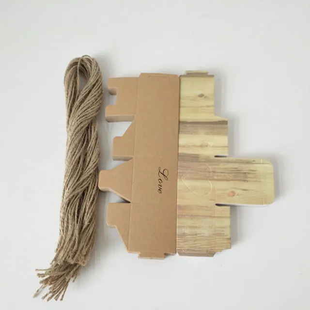 Mini Sweet Wedding Favour Storage Boxes Foldable Wedding Candy Gift Box