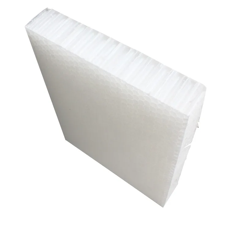 light plastic polypropylene honeycomb filling material PP sandwich  honeycomb core for wall