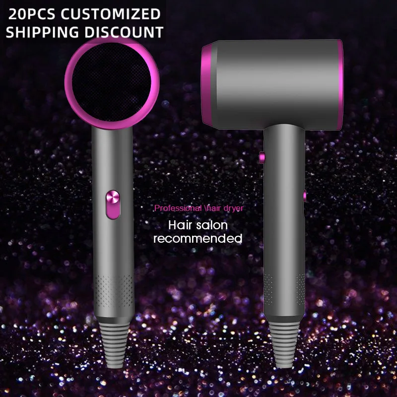 Hair Dryer Strong Electric High-Power Anti-Static Professional Household Hot And Cold Air Blue Light Negative Ion Modeling Tool