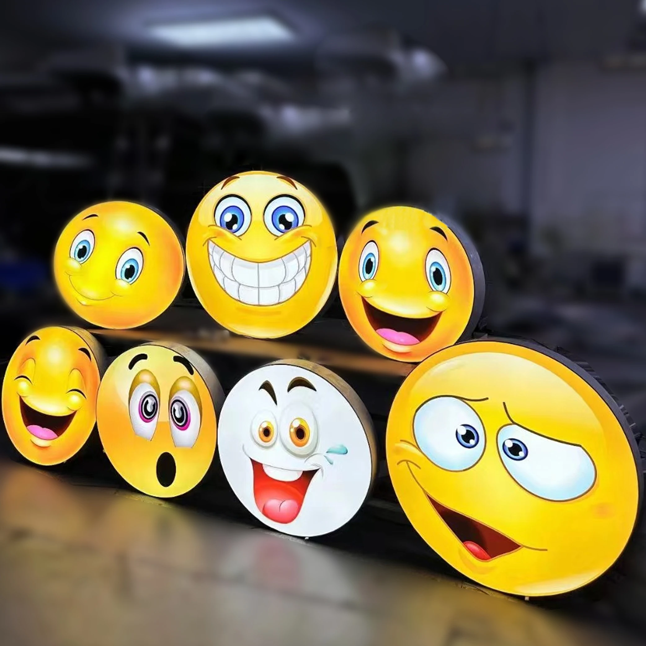 Custom Advertising led bulb retro Light Box  Acrylic Sign Led 3D Letter Logo Signboard Outdoor Storefront Lighted Sign