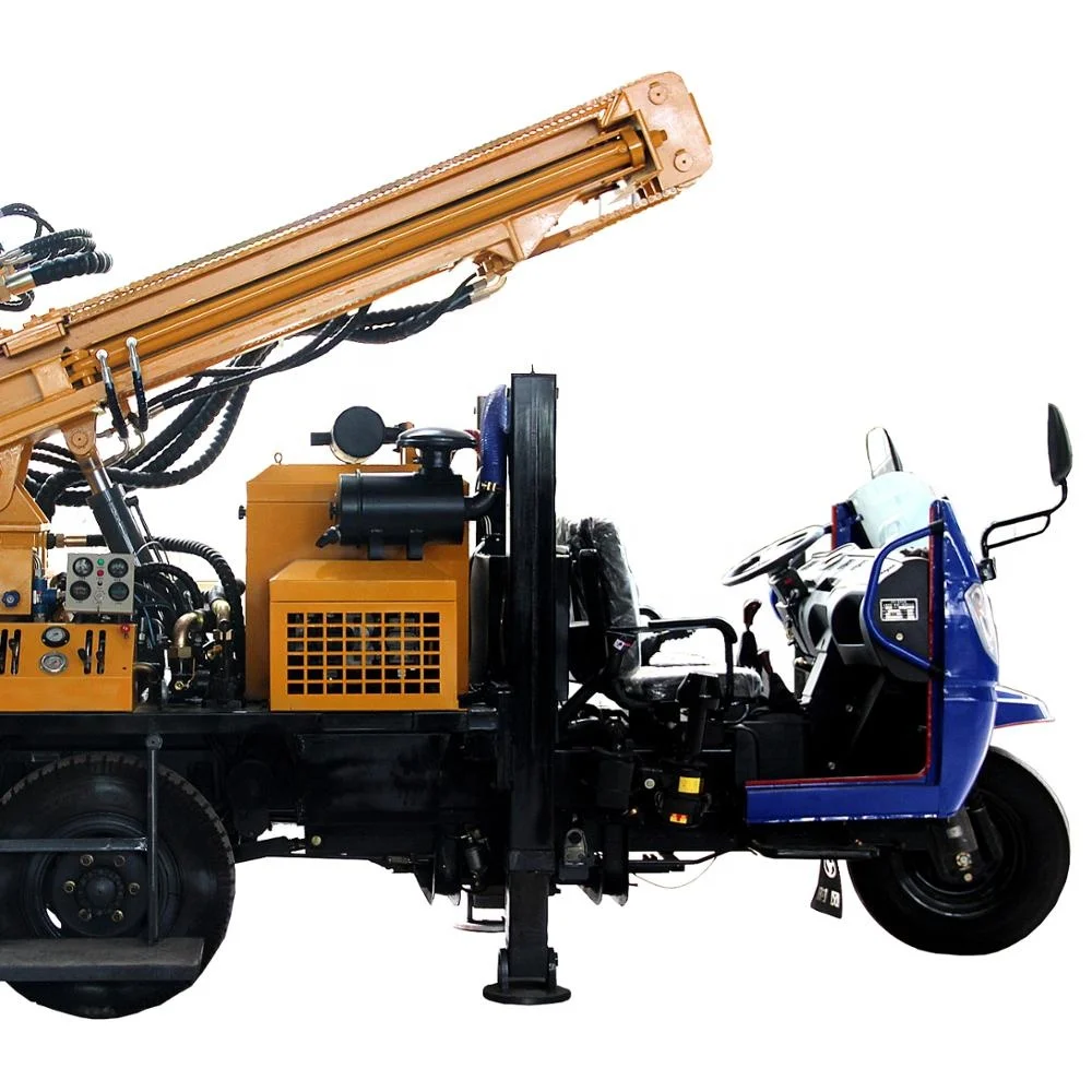 KSY200 200m tricycle portable type well drilling rig for sale