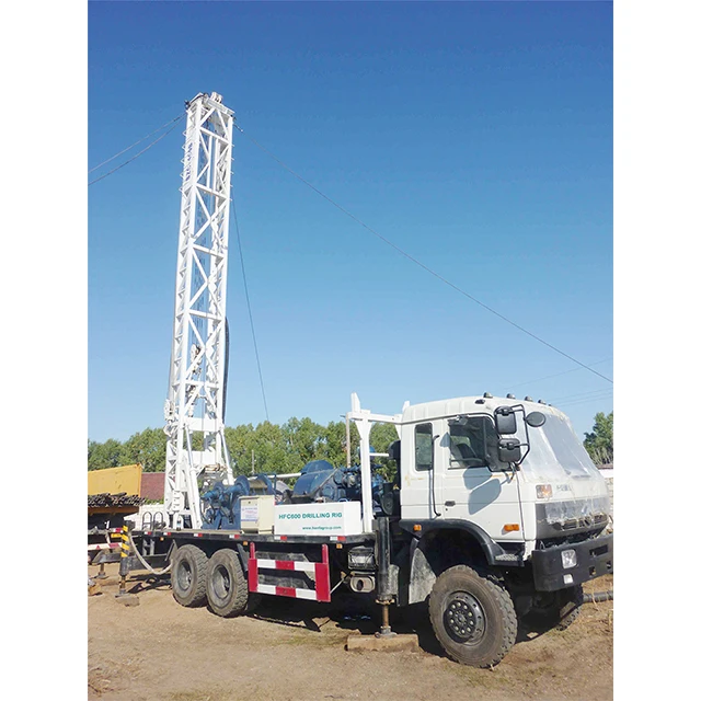 Hanfa Group HFC600 Water Well Rotary Drill Rig Machine Truck Mounted