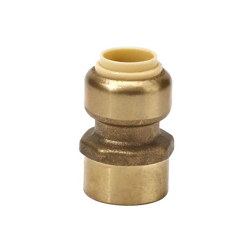Plumbing Shark Bite Pipe Fittings and Valve Quick Connection Lead-Free Brass Copper Push Fit