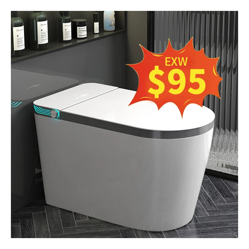 Luxury Toilet Bowl Sensor Self Cleaning Bidet Water Closet Bathroom Electric Wc Inodoros Automatic Intelligent Smart Toilet