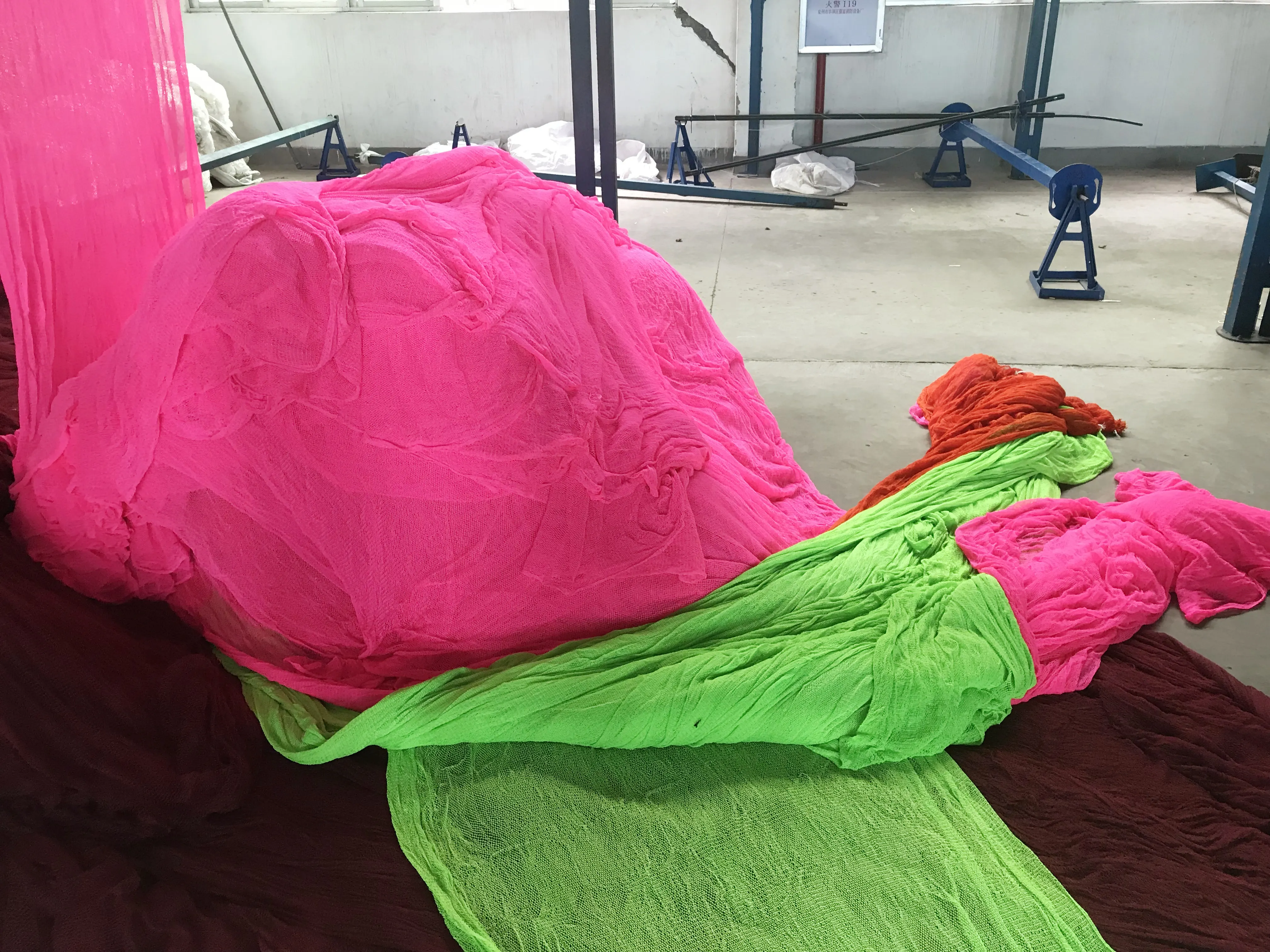 Hot selling african/Amrican bath sponge net shower fishing net factory