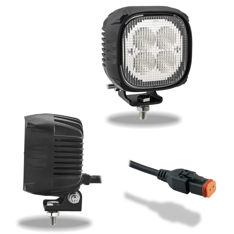 Tuff Plus High Beam Patten Led Work Light 40W 4000Lms 4*6 Inch Square Led Auxiliary Driving Light