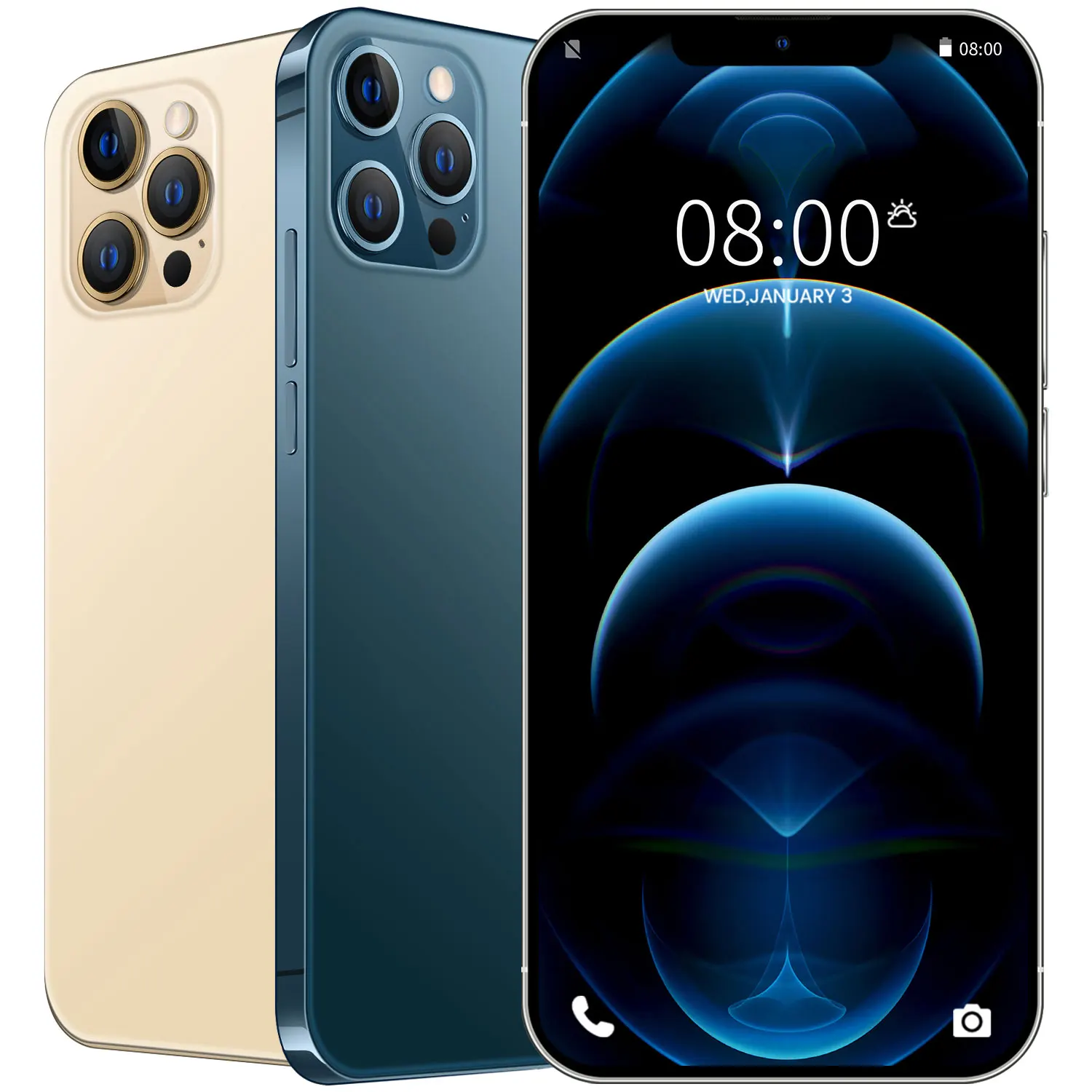 Смартфон i12 Pro 6 7 дюйма 12 + 512 ГБ Android 10 ядер 5G LET phone 3 камера распознавание лица