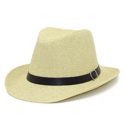 hot selling high quality summer roll along western cowboy beach hats for men women straw hat