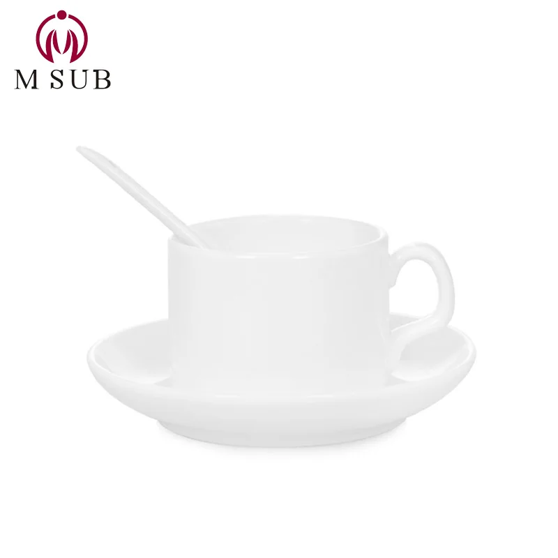 
ceramic custom production small espresso cup 4oz sublimation printing coffee cup set 