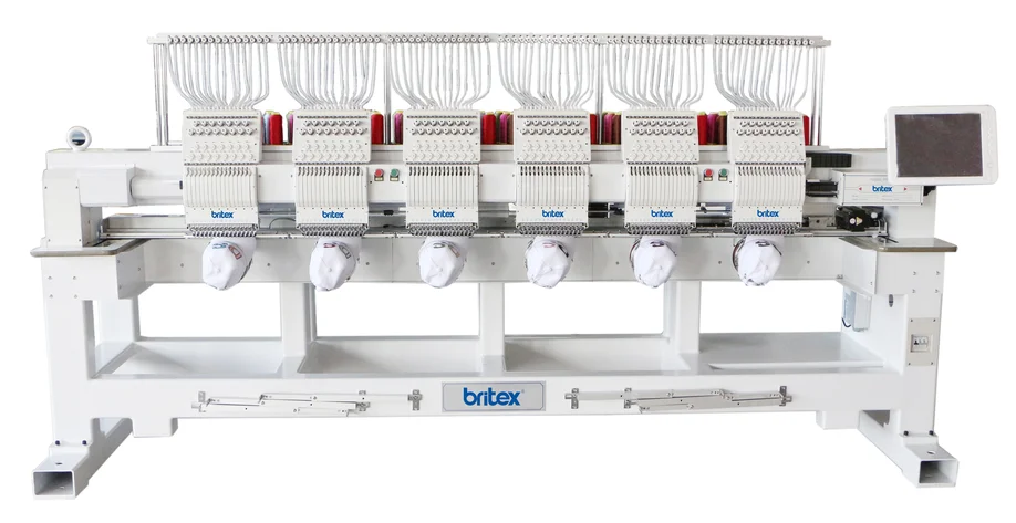 
HOT SALE BR-1206 Six Heads Computerized DAHAO Embroidery Machine Factory Price Embroidery Machine 