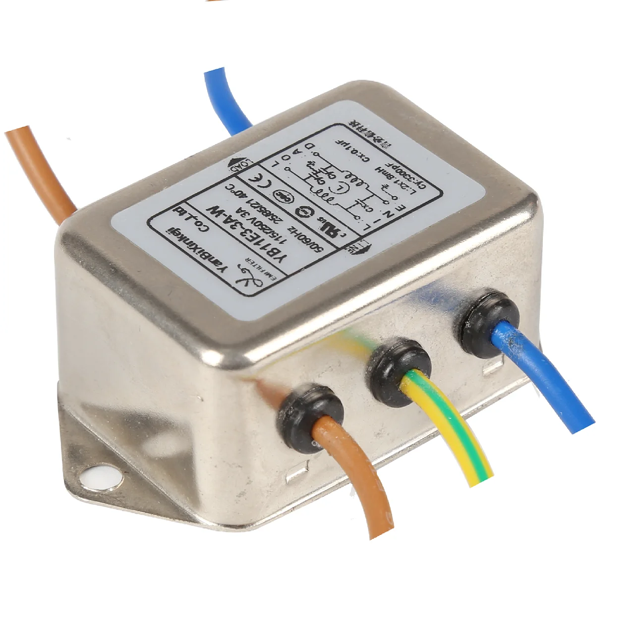 YB-D Серии переменного тока фильтры однофазный EMI фильтры линии электропередач выходной фильтр