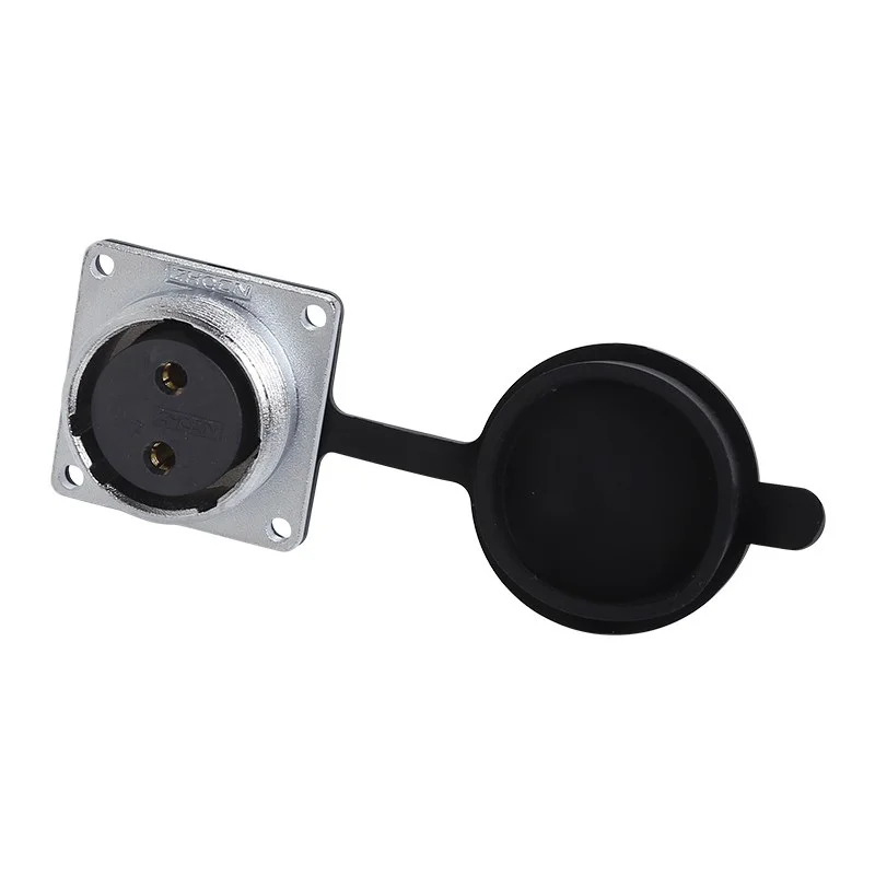 2pin WS28 male plug and female square socket  signal Automotive Electrical Aviation power connector  Adapter M28