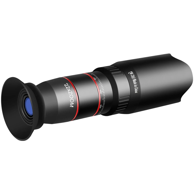 HD High quality camera link tripod function lens, mobile phone photography, single barrel telescope lens 28x