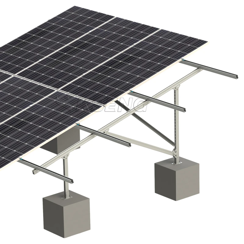 Solar Ground Mounting Bracket Carbon Steel U Shape Pile Solar Ground Bracket Solar Ground Mounting System