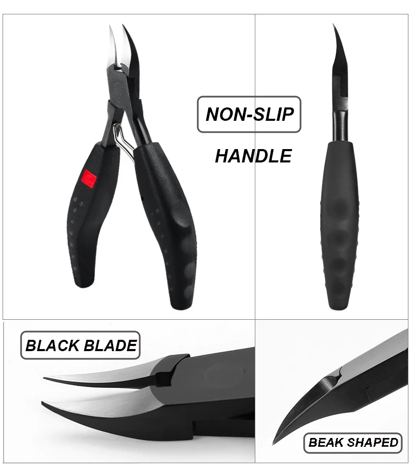 professional nail tools set stainless steel toe nail groove nipper cuticle cutter