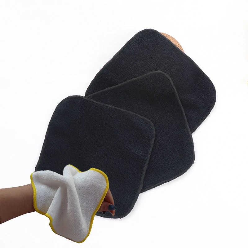 Eco-friendly Soft Reusable Bamboo Cotton Terry Make Up Remover Towel For Men And Women