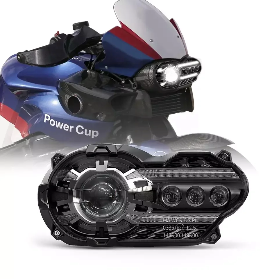 Светодиодная фара для мотоцикла Morsun для BMW R1200GS 2004-2012, гало для R 1200 GS Adventure 2005-2013 45 Вт, фара DRL