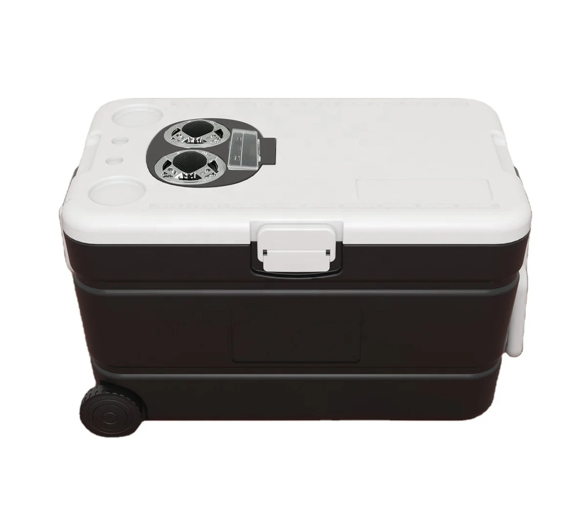 43L wholesale insulated can cooler box Waterproof Speakers on wheel,bocinas bluetooth