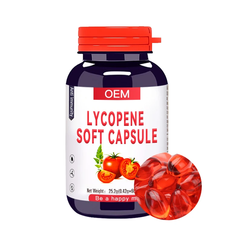 
Improve allergic weight lycopene anti radiation soft glue OEM 