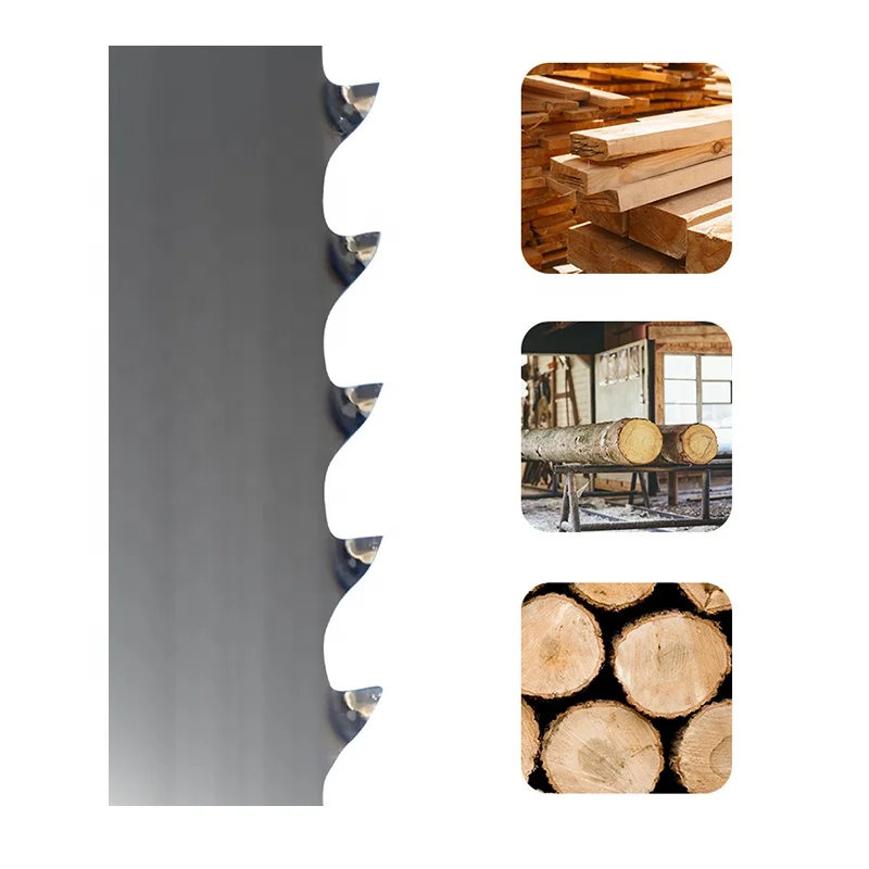 Factory Wood Alloy Horizontal Tct Band Saw Blade Tungsten Carbide Tipped Saw Blade BandSaw Blade For Sawmill Woodworking