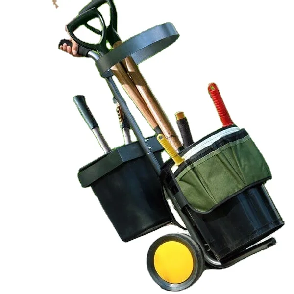 Garden Lawn Wheeled Cart Trolley Mobile Gardening