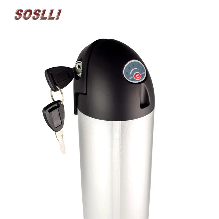 36V 10.4Ah lithium Ion battery pack with water bottle kettle case for electric bicycle