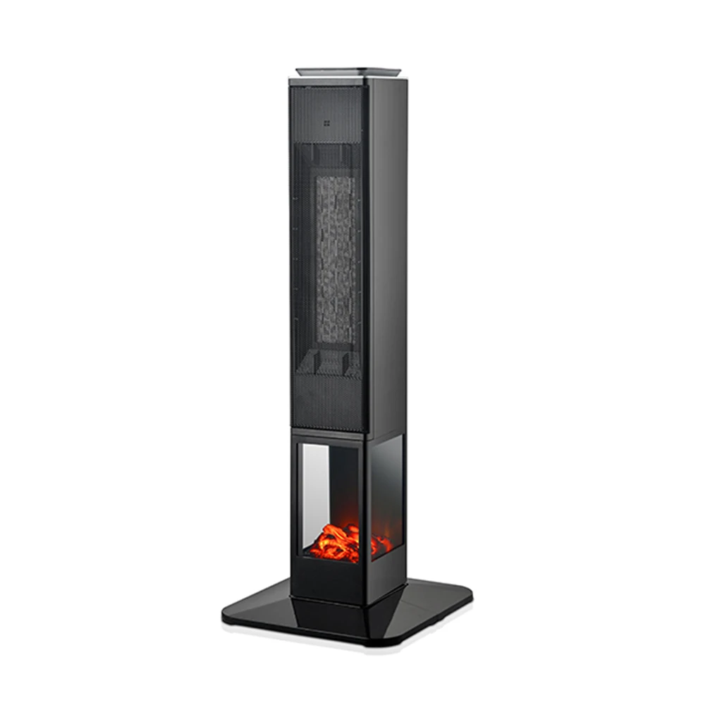 1200/2400W Portable Oscillating Space Heater Remote Control Electric  Ceramic Tower Fan Heater