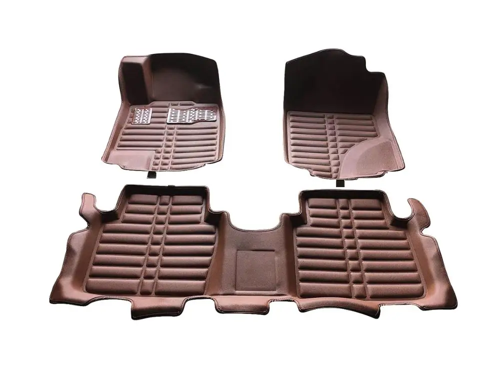 
Accesorios car Floor Mats High Quality New Design Mat 3d 5d Car Mats Floor Liners Easy Cleaning Logo 