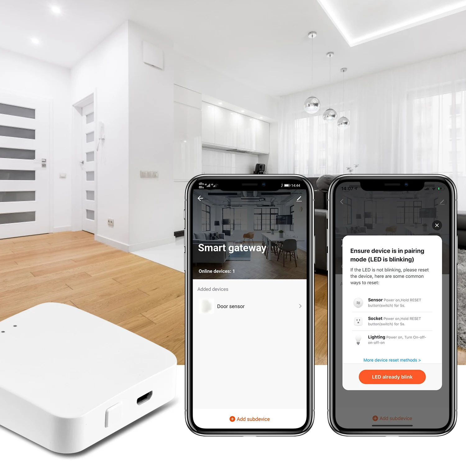 Лидер продаж беспроводной шлюз zigbee Wi-Fi tuya домашний помощник