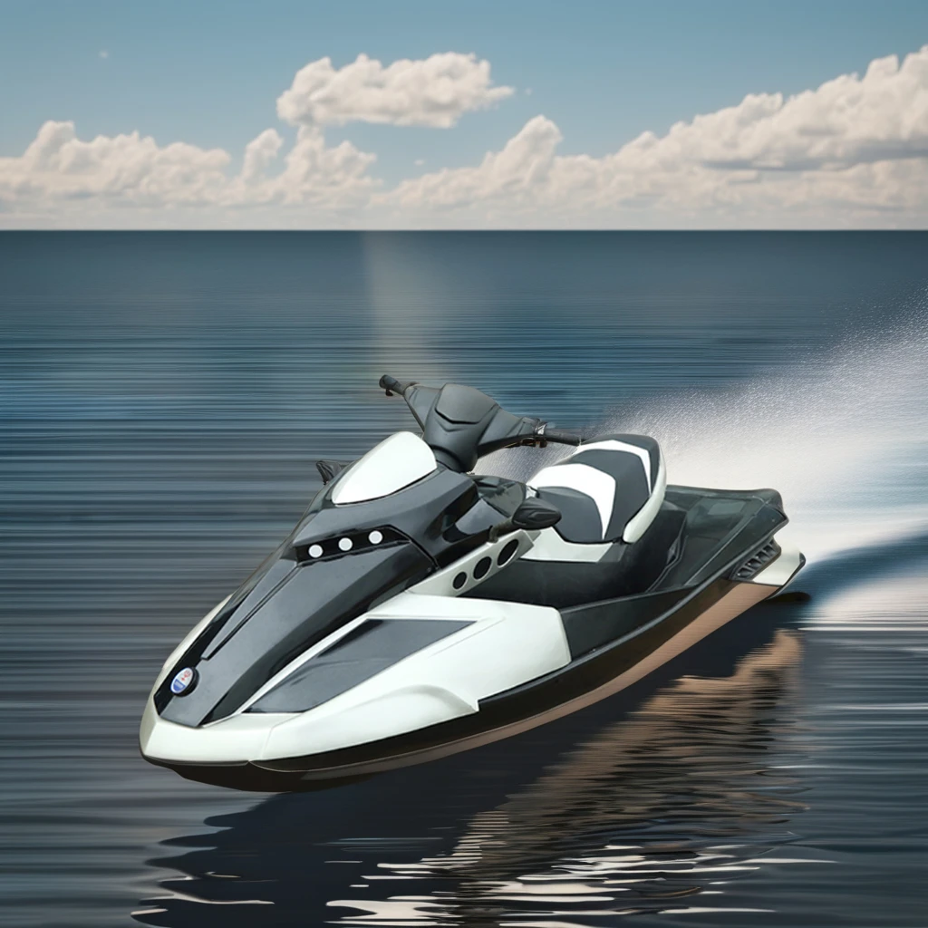 Fast Speed Luxury 1500cc Jetski Fiberglass Motorboat 300HP 4 Stroke Engine 2 Stroke Jet Ski Boat