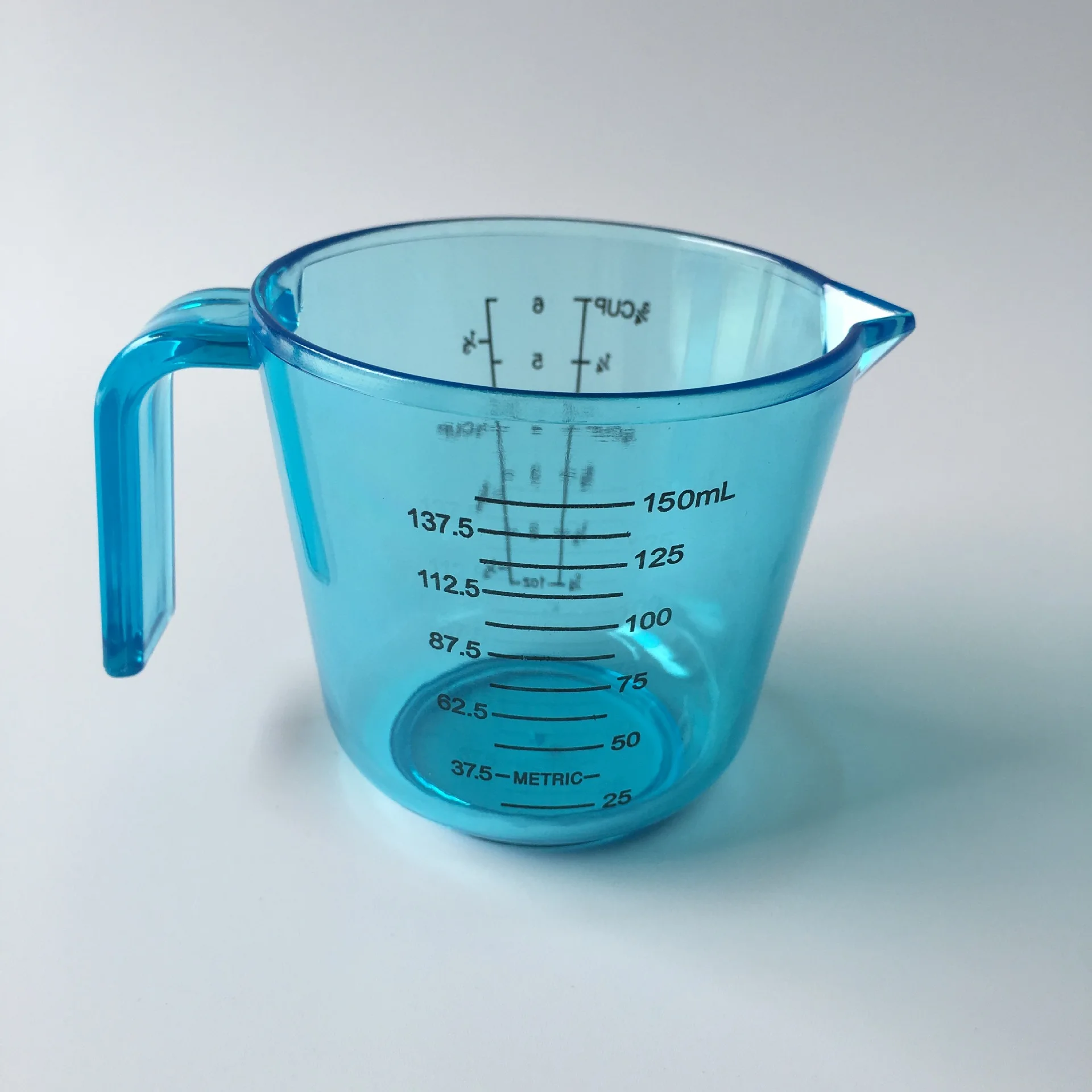 Kitchen Baking Tools 150ml Transparent Scale Cup Thicken Clear Plastic Measuring Cups