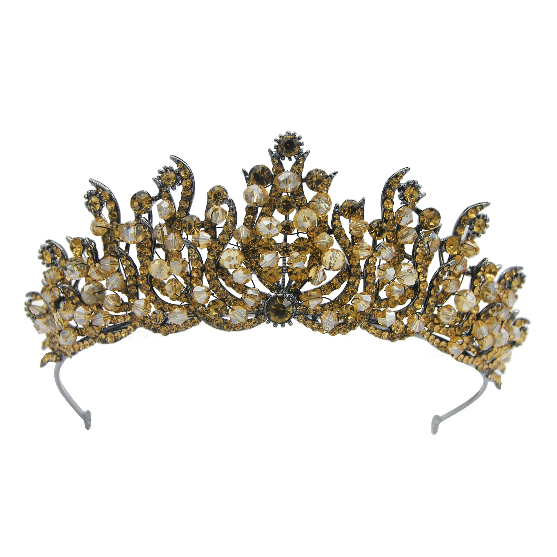Wholesale Luxury Rhinestone Bridal Crown Wedding Bride Tiaras Wedding Hair Accessories CR734